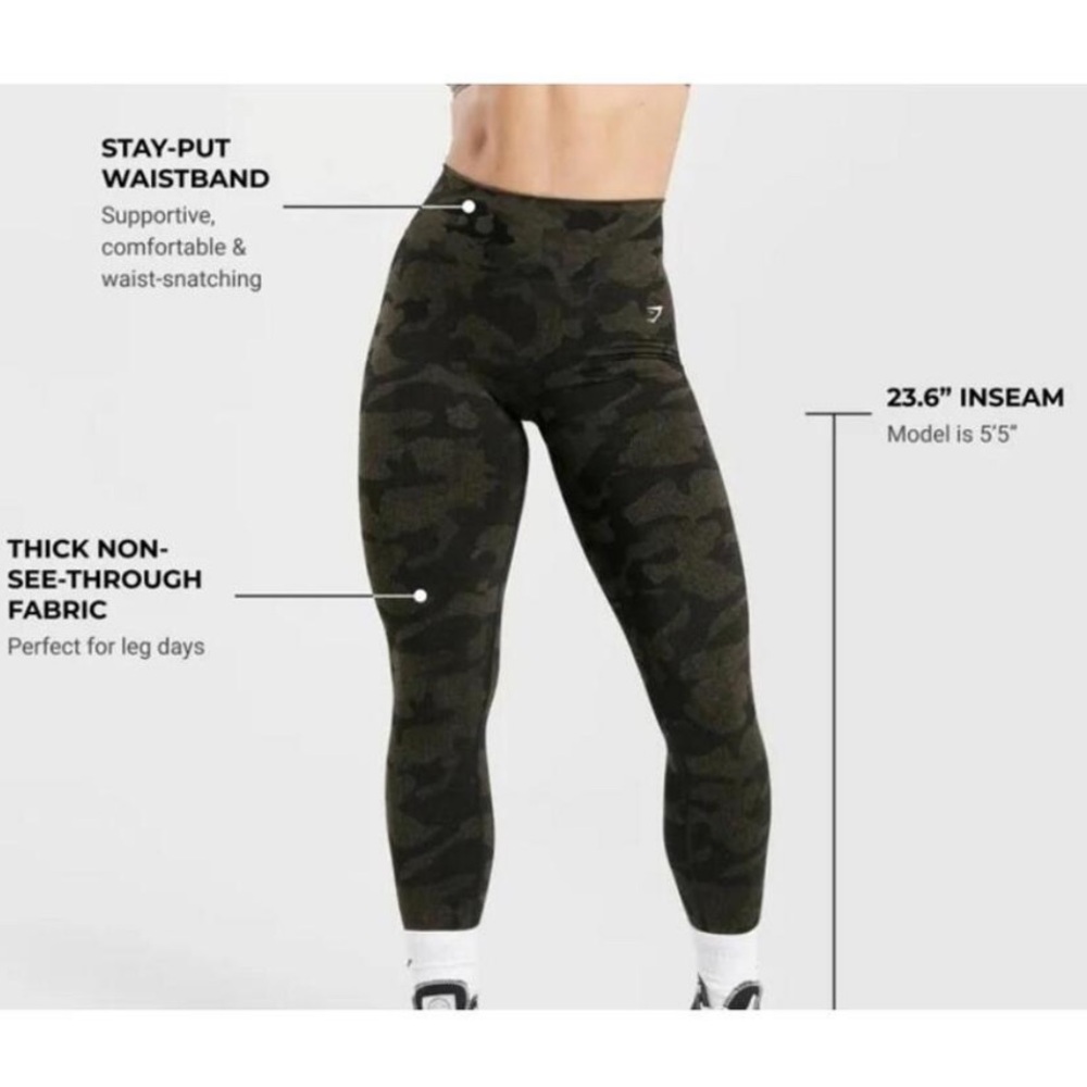 Gymshark Camouflage Adapt Leggings